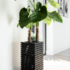 Plantenbak Marrone Orizzontale (met inzetbak) Zwart
  51x51x98 cm
