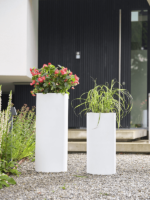 Plantenbak Charm Wit Ø37×90 cm Plantenbak Charm Wit Ø37×90 cm