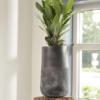 Plantenbak Elisa Grijs Ø41×68 cm