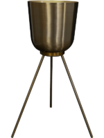Plantenbak Mayk Goud Ø31×91 cm Plantenbak Mayk Goud Ø31×91 cm