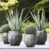 Plantenbak Pure® Antraciet Ø47×45 cm