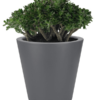Plantenbak Pure® Antraciet Ø50×51 cm