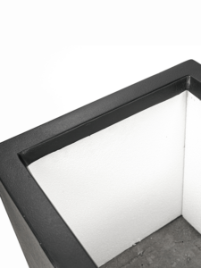 Plantenbak Stretto Antraciet 40x40x40 cm