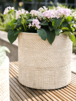 Plantenbak Inca Beige Ø35×32 cm Plantenbak Inca Beige Ø35×32 cm