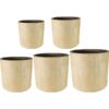 Plantenbak Giedo Beige Ø56×50 cm