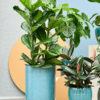 Plantenbak Pure Blauw Ø41×63 cm