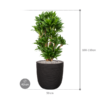 Plantenbak Compacta  – Capi Nature Rib Ø43×106 cm