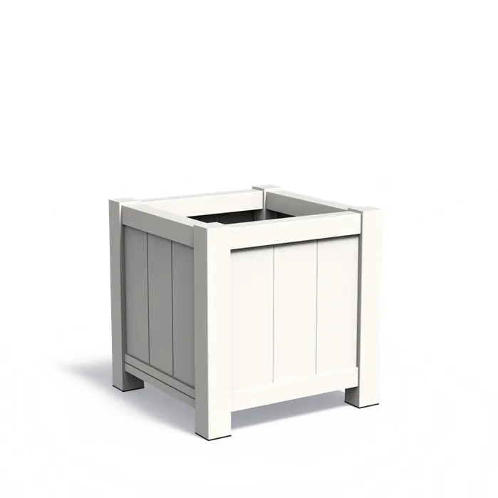 Adezz - Aluminium Plantenbak - York vierkant 80x80x80 cm - Plantenpot - Bloembak - Bloempot - Voor Buiten