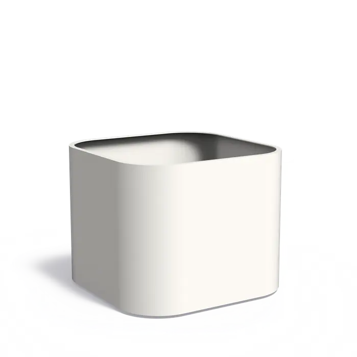 Adezz - Aluminium Plantenbak - Tonic vierkant 100x100x80 cm - Plantenpot - Bloembak - Bloempot - Voor Buiten