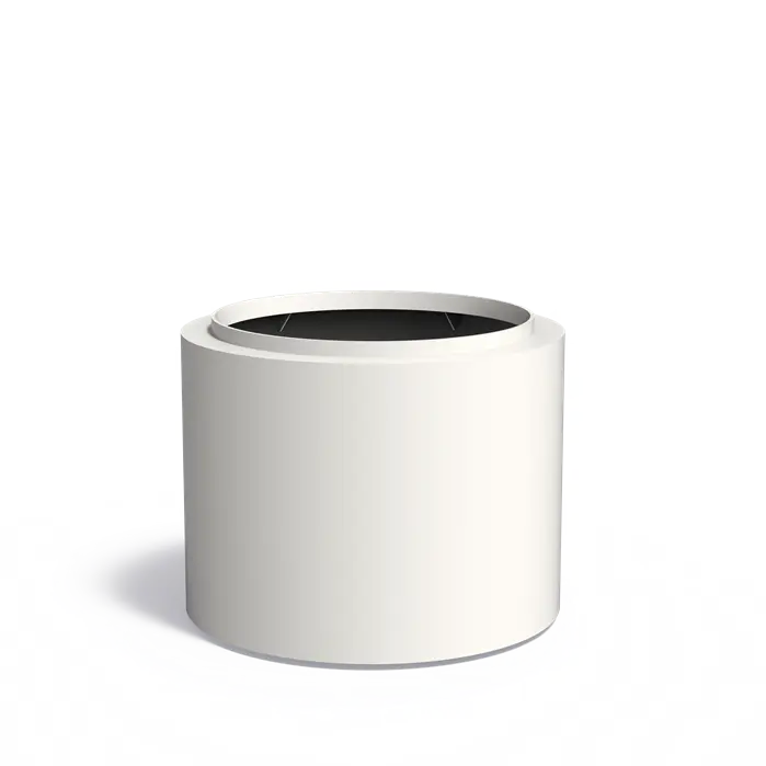Adezz - Aluminium Plantenbak - Topic rond Ø100x80 cm - Plantenpot - Bloembak - Bloempot - Voor Buiten