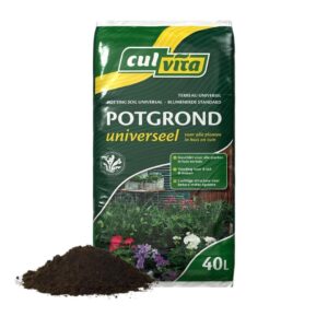 Plantenbak Culvita Universele Potgrond inclusief 2 maanden plantenvoeding – Universele potgrond voor kamerplanten en buitenplanten – 40 liter