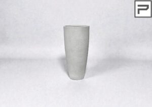 Plantenbak Bianco hoog Ø37×80 cm