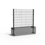 Trellis Gecoat staal Verticaal groen 200x50x200 cm