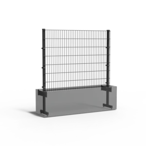 Plantenbak Trellis Gecoat staal Verticaal groen 200x50x200 cm