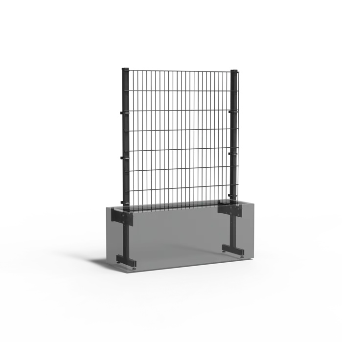 TRELLIS - Verzinkt Staal Plantenbak - Trellis Gecoat staal Verticaal groen 150x50x200 cm - Plantenpot - Bloembak - Bloempot - Voor Buiten