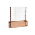 Trellis Cortenstaal 200x50x200 cm